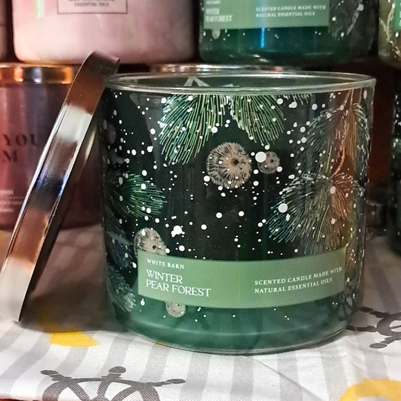 Bath & Body Works Other - Bath & Body Winter Pear Forest 3-Wick Candle 14.5 oz NWT